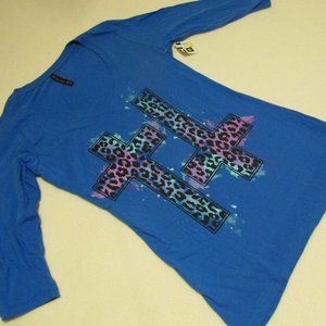 Cross design tee-shirt top